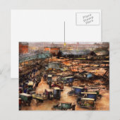 Carte Postale Ville - Boston Ma - Inondations des grandes mélass (Devant / Derrière)