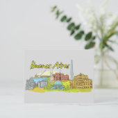 Carte Postale Ville célèbre de Buenos Aires, Argentine (Debout devant)