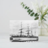 Carte Postale Ville d'Adélaïde Clipper navire 1800s (Debout devant)