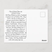 Carte Postale Ville d'Adélaïde Clipper navire 1800s (Dos)