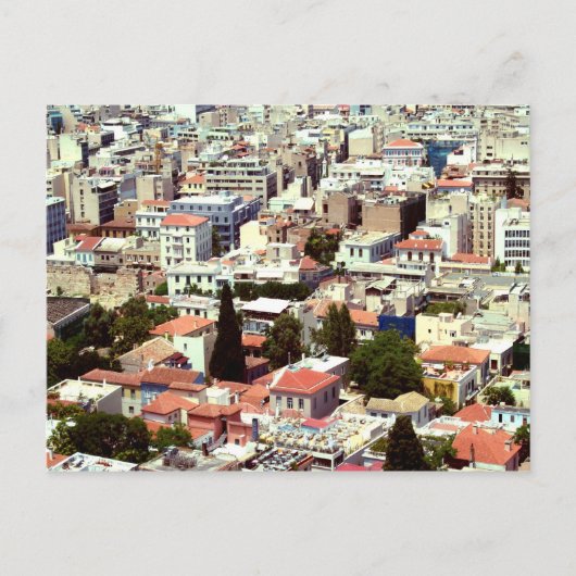 Carte Postale Ville d'Athènes, Grèce (Devant)