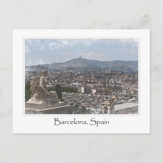 Carte Postale Ville de Barcelone Espagne (Devant)