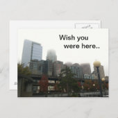 Carte Postale Ville de brouillard (Devant / Derrière)