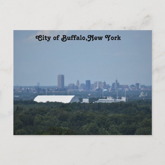 Carte Postale Ville de Buffalo, New York (Devant)