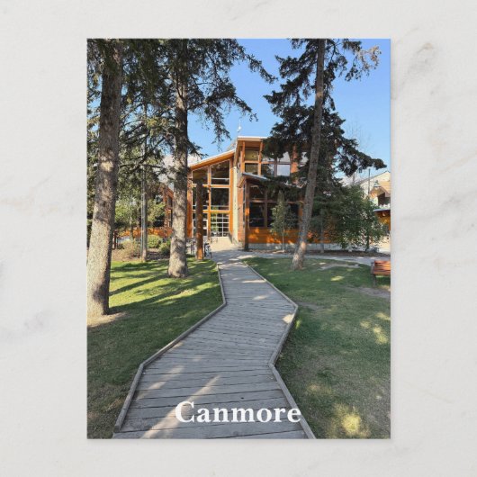 Carte Postale Ville de Canmore en Alberta Canada (Devant)