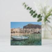 Carte Postale Ville de Cefalu en Sicile (Debout devant)