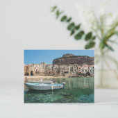 Carte Postale Ville de Cefalu en Sicile (Debout devant)