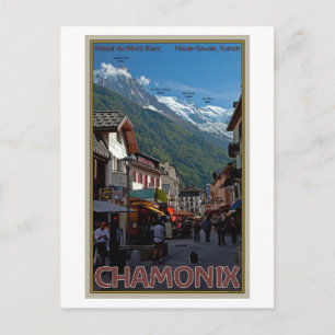 Carte Postale Ville de Chamonix