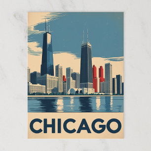 Carte Postale Ville de Chicago
