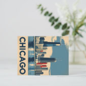 Carte Postale Ville de Chicago (Debout devant)