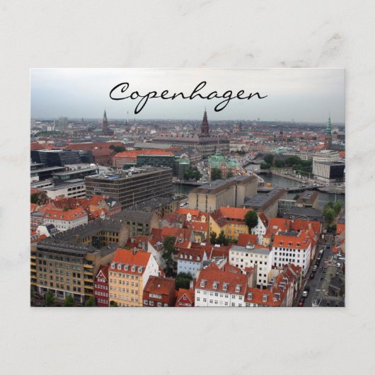 Carte Postale ville de copenhague (Devant)