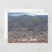 Carte Postale ville de cusco (Devant / Derrière)