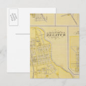 Carte Postale Ville de Decatur (Devant / Derrière)