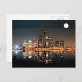 Carte Postale Ville de Détroit (Devant / Derrière)