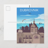 Carte Postale ville de Dubrovnik (Devant / Derrière)