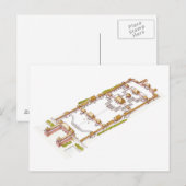 Carte Postale Ville de Forbiden Pékin. Détail (Devant / Derrière)