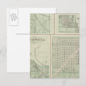 Carte Postale Ville de Fowler, Benton Co (Devant / Derrière)