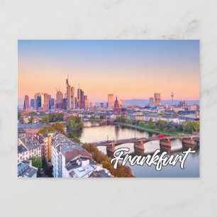 Carte Postale Ville De Francfort, Allemagne