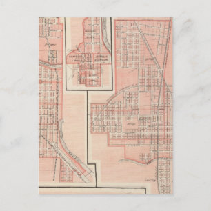 Carte Postale Ville de Kokomo, Howard Co avec Marion