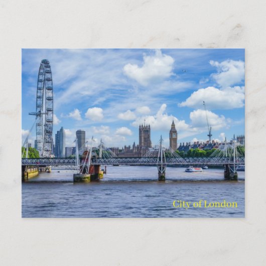 Carte Postale Ville de Londres (Devant)
