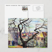 Carte Postale Ville de Luxembourg - Plateau du Rham (Devant / Derrière)