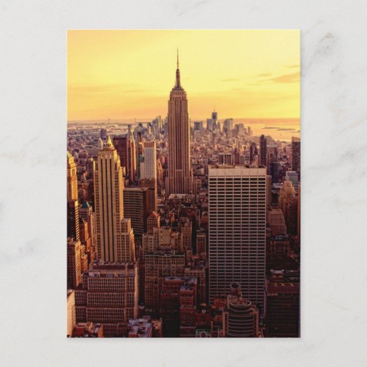 Carte Postale Ville de New York avec Empire State (Devant)