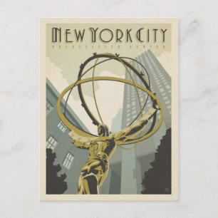 Carte Postale Ville de New York Rockefeller Center
