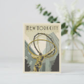 Carte Postale Ville de New York | Rockefeller Center (Debout devant)