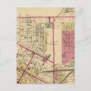 Carte Postale Ville de Parkersburg, Virginie-Occidentale