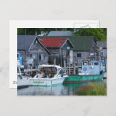 Carte Postale ville de pêcheurs de Leland (Devant / Derrière)