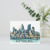 Carte Postale Ville de Pittsburgh (Debout devant)