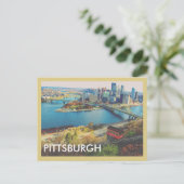 Carte Postale Ville de Pittsburgh (Debout devant)