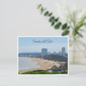 Carte Postale ville de plage de punta (Debout devant)