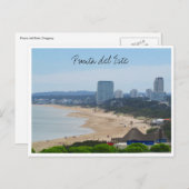 Carte Postale ville de plage de punta (Devant / Derrière)