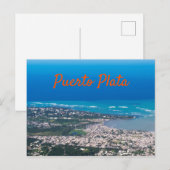 Carte Postale Ville de Puerto Plata (Devant / Derrière)