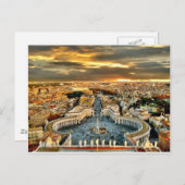 Carte Postale Ville de Rome (Devant / Derrière)