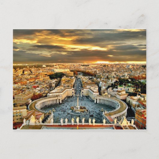 Carte Postale Ville de Rome (Devant)