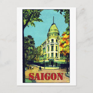 Carte Postale ville de Saïgon, Hô Chi Minh, Vietnam, voyage vint