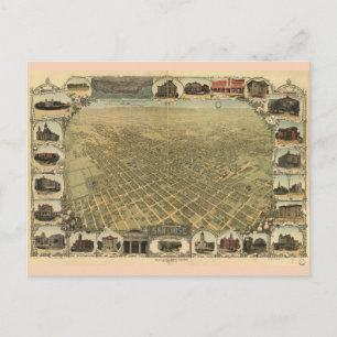 Carte Postale Ville de San José en Californie en 1901