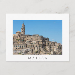 Carte Postale Ville de Sassi di Matera en Italie