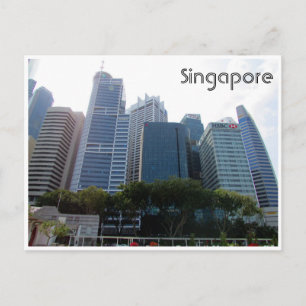 Carte Postale ville de singapour