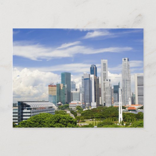 Carte Postale Ville de Singapour (Devant)