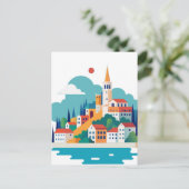 Carte Postale Ville de Split Croatie (Debout devant)