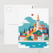 Carte Postale Ville de Split Croatie (Devant / Derrière)