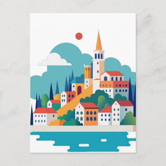 Carte Postale Ville de Split Croatie (Devant)