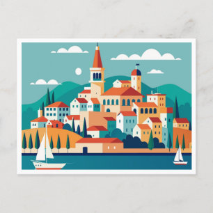 Carte Postale Ville de Split Croatie