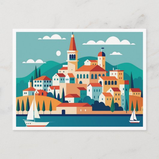 Carte Postale Ville de Split Croatie (Devant)