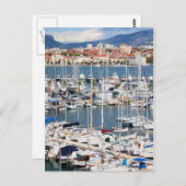 Carte Postale Ville de Split Marina en Croatie (Devant / Derrière)