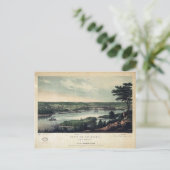 Carte Postale Ville de St. Paul, capitale du Minnesota (1853) (Debout devant)