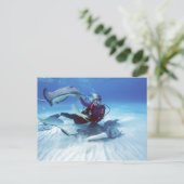 Carte Postale Ville de Stingray, Grand Cayman, îles Caïmans, (Debout devant)